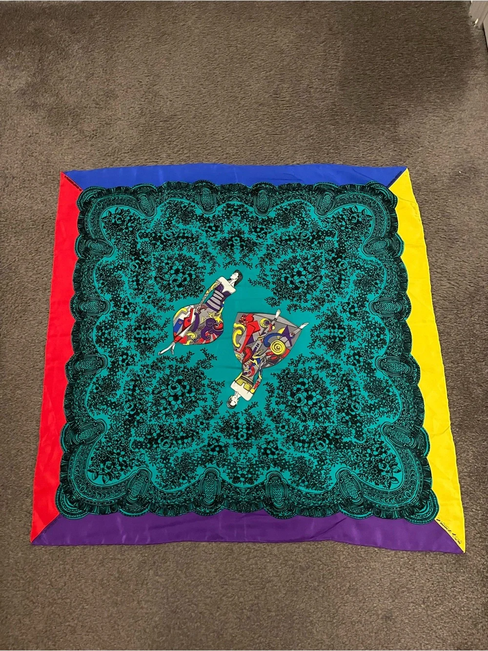 Vintage Versace Silk Scarf